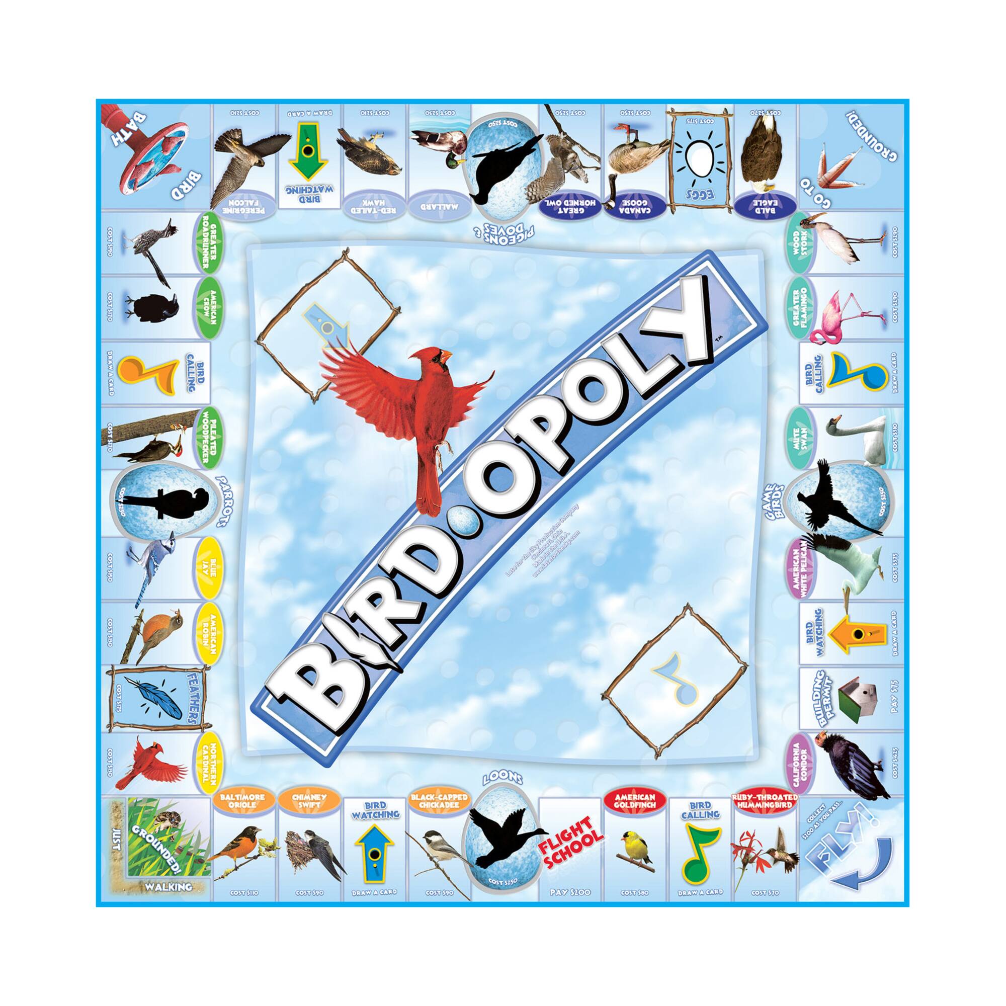 Bird-Opoly™ Board Game